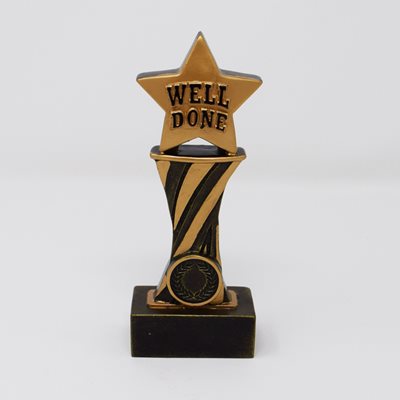 Showcase Well Done Trophy 17.5cm (A1774)