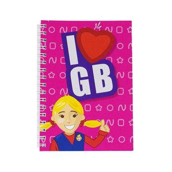 A6 I Heart GB Notebook