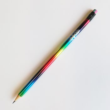 125 Logo Rainbow Pencil