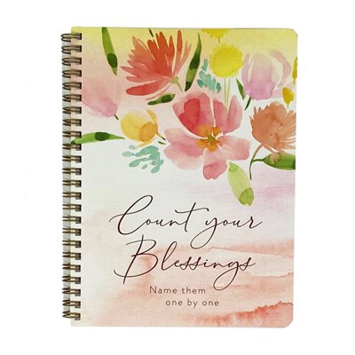 Spiral Journal Count Your Blessings