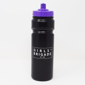 Black & Purple Sports Bottle 750ml