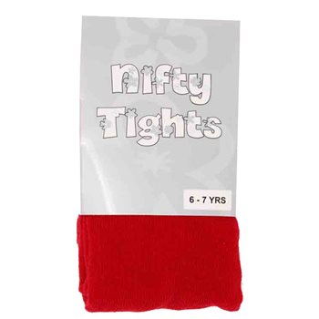 Girls' red tights