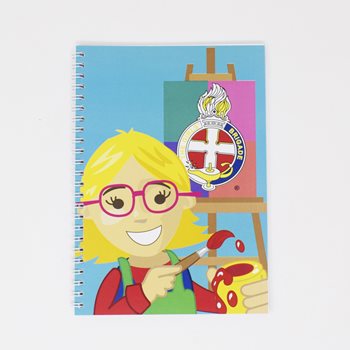 A5 GB Girl Notebook (Plain pages)