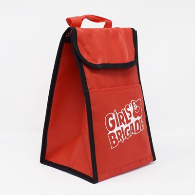 Red Lunch Bag (Smiley logo)