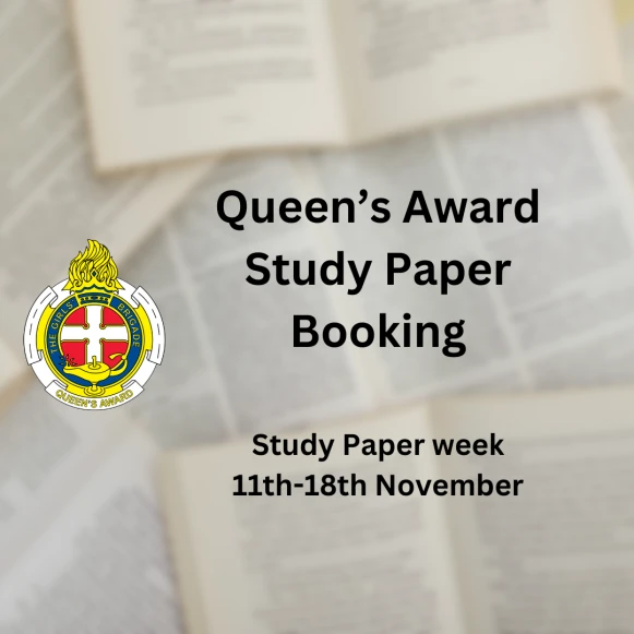 Queen's Award Study Paper Week