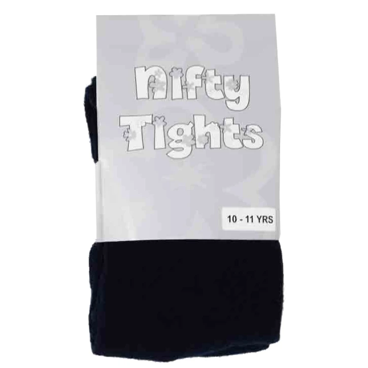Girl's Navy Tights Age 6-7 (discontinued)
