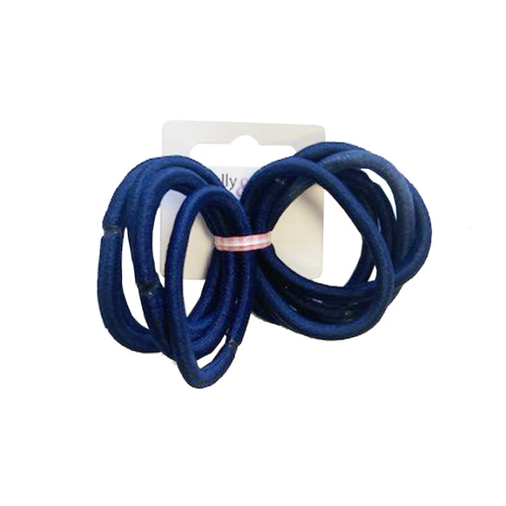 Navy Hair Elastics (10 pack)