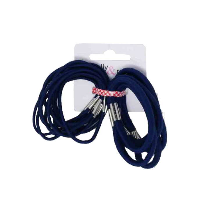 Navy Hair Elastics (18 pack)