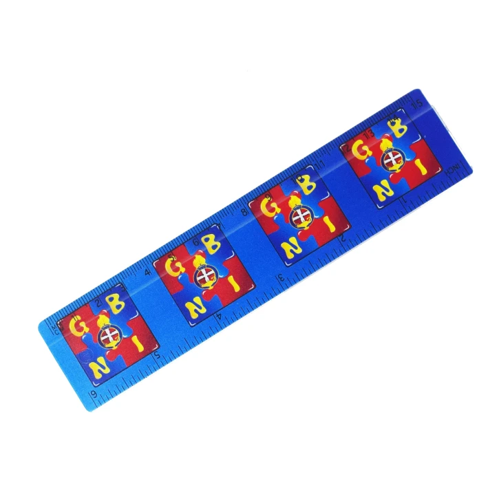 15cm Ruler Jigsaw Logo