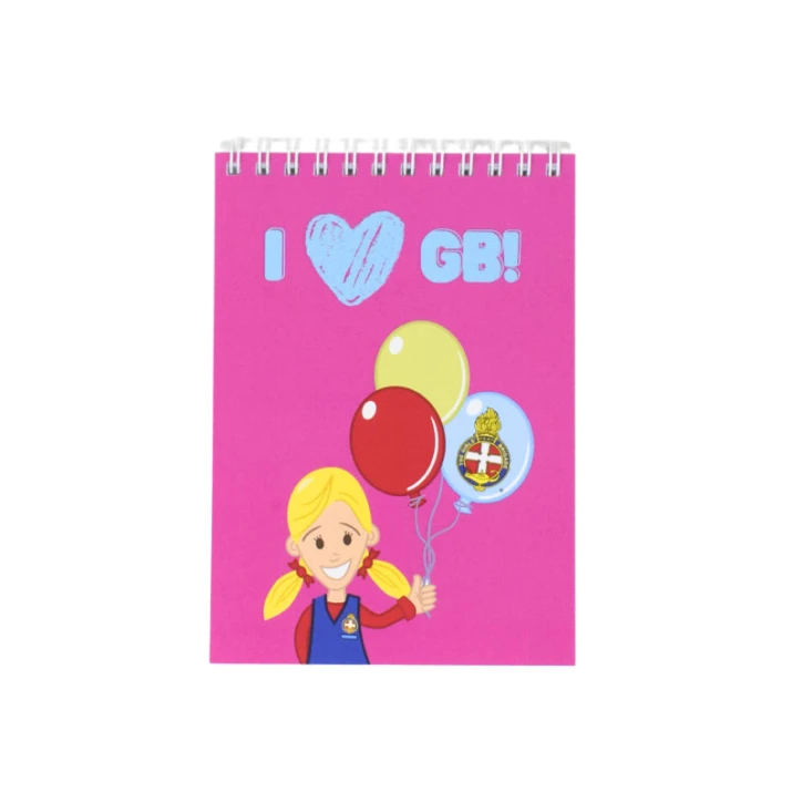 A6 GB Girl Notebook