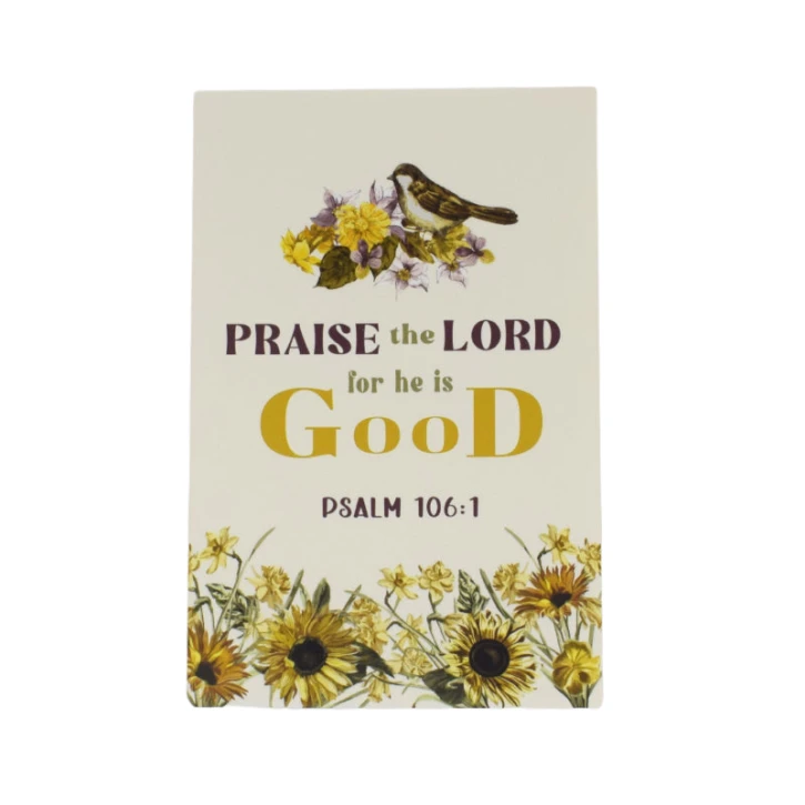A6 Notebook He Is Good - Psalm 106:1