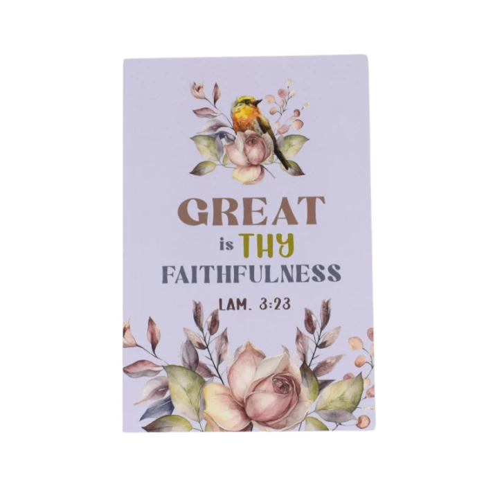 A6 Notebook Great Is Thy Faithfulness - Lam. 3:23