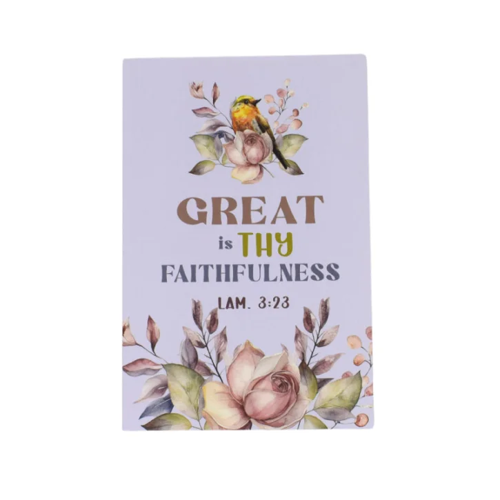 A6 Notebook Great Is Thy Faithfulness - Lam. 3:23