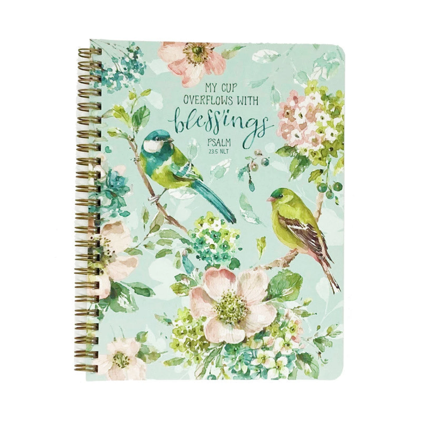 A5 Spiral Journal My Cup Overflows