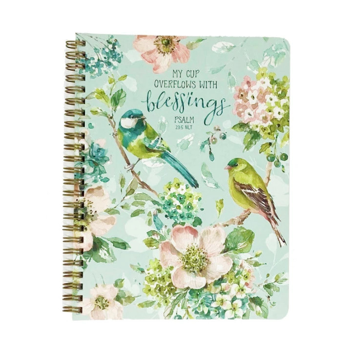 A5 Spiral Journal My Cup Overflows