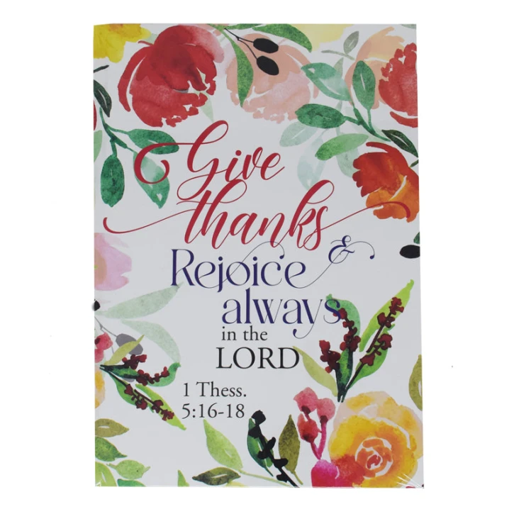 A5 Hard Cover Journal Rejoice Always