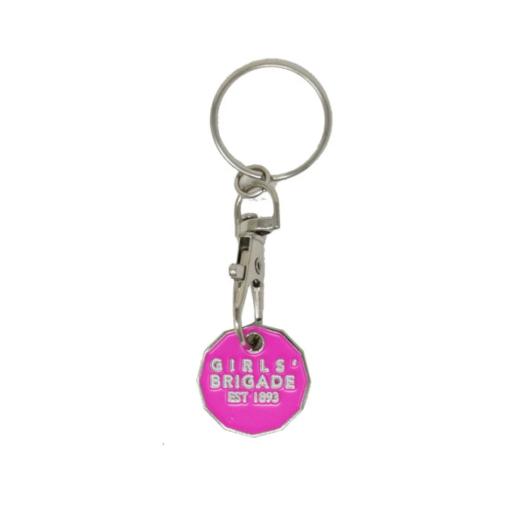 Pink Trolley Keyring