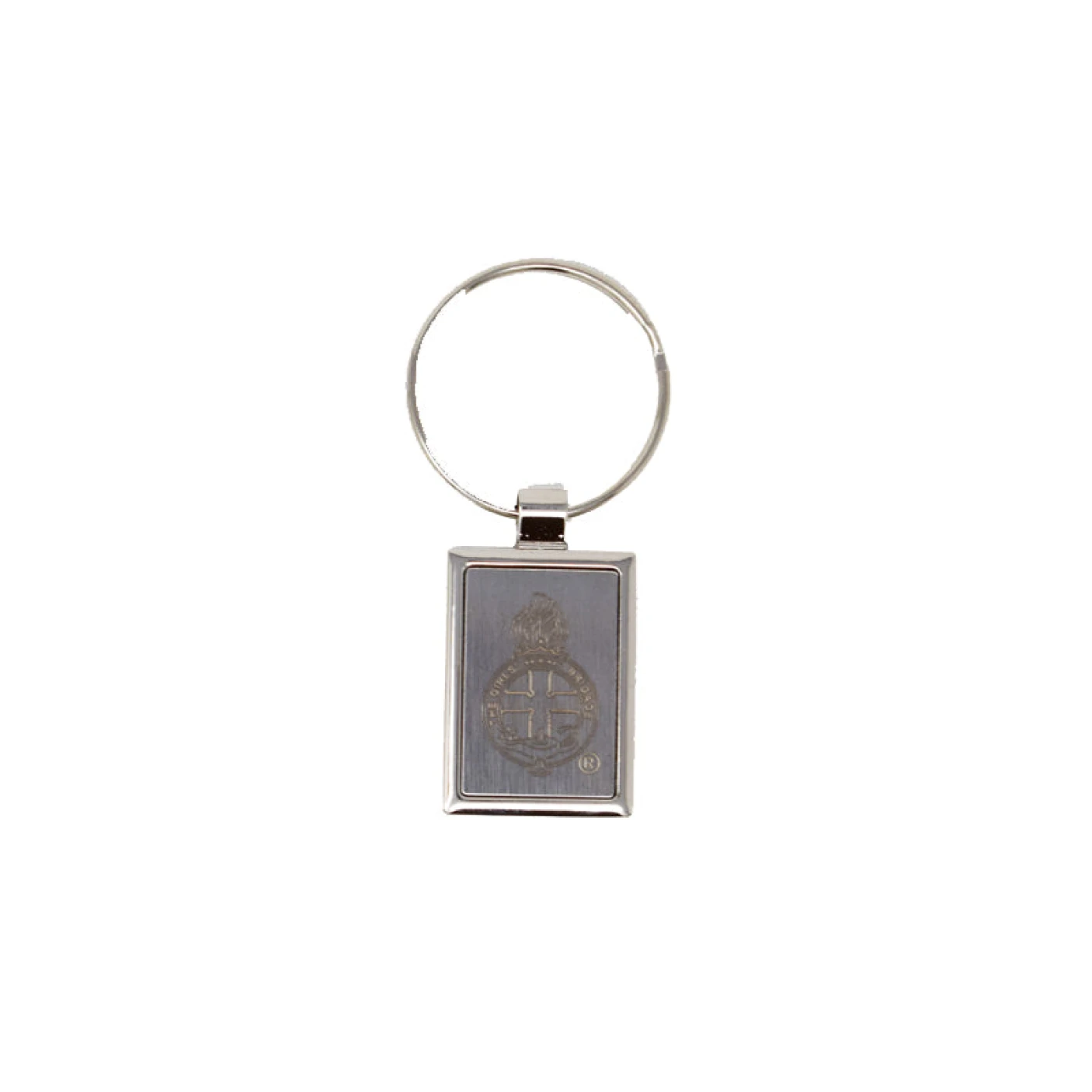 Engraved Silver Keyring With Presentation Box