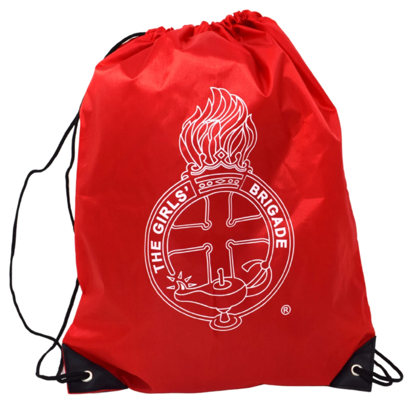 Red Drawstring Gym Bag