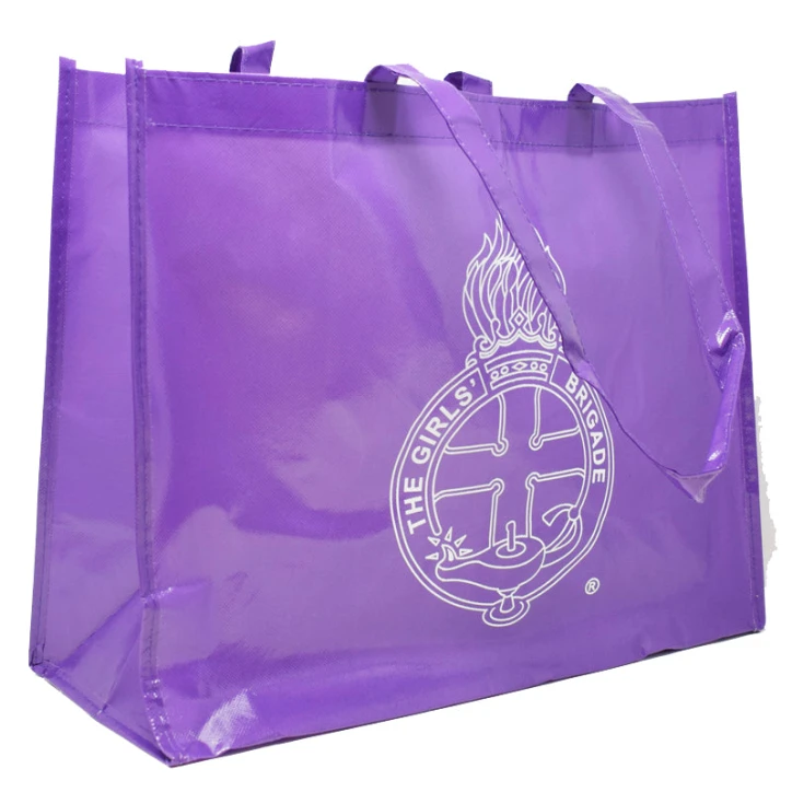 Glossy Purple Shopper