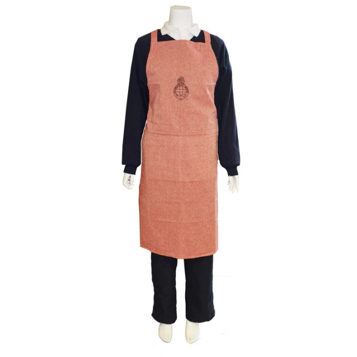 Red Recycled Cotton Apron (Adult)