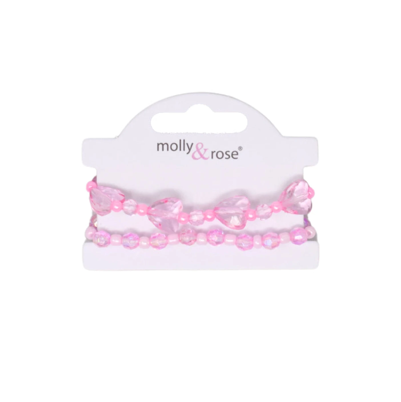 Pink Stretch Beaded Bracelets