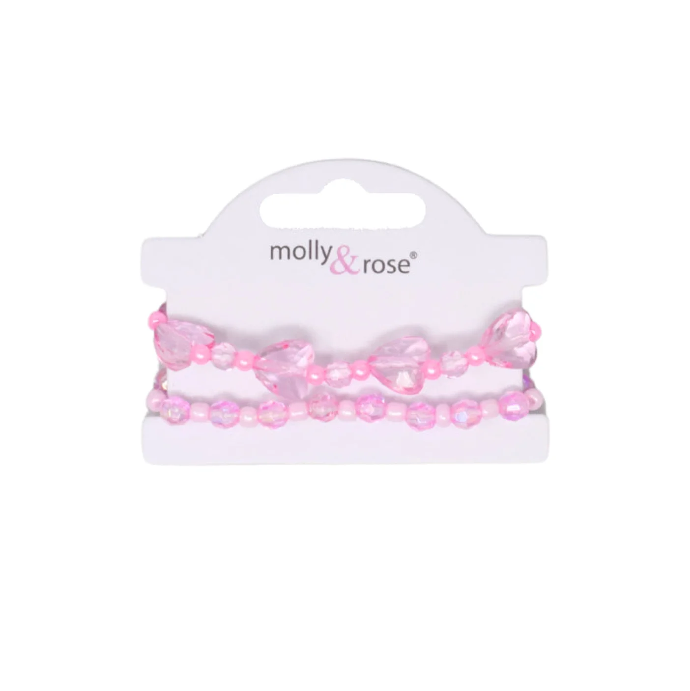 Pink Stretch Beaded Bracelets