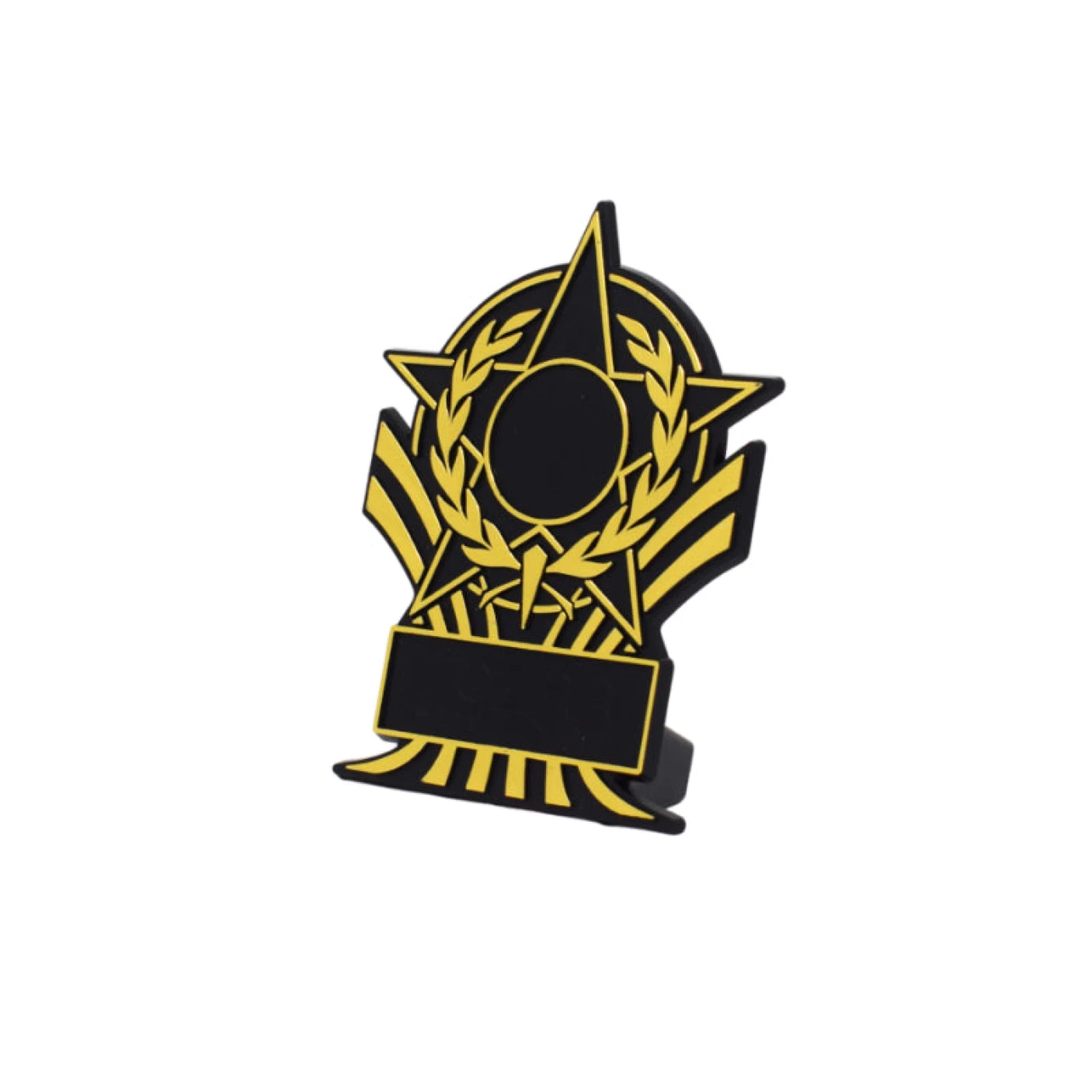 Gold Wreath Star Plaque 10cm