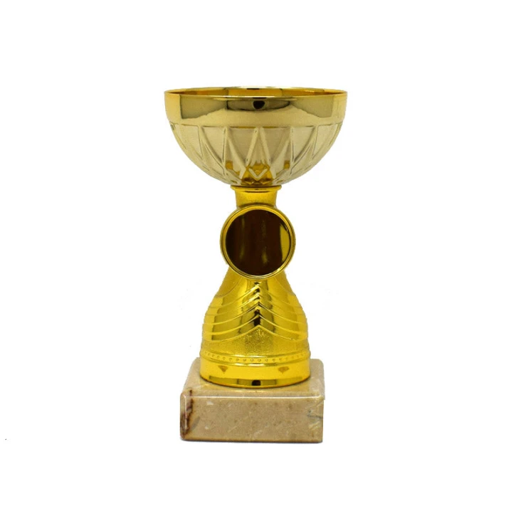 Gold Double Cup Trophy 12.5cm