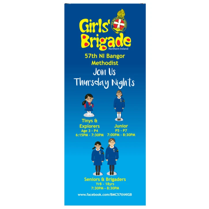 Company Roller Banner - Company Night Details