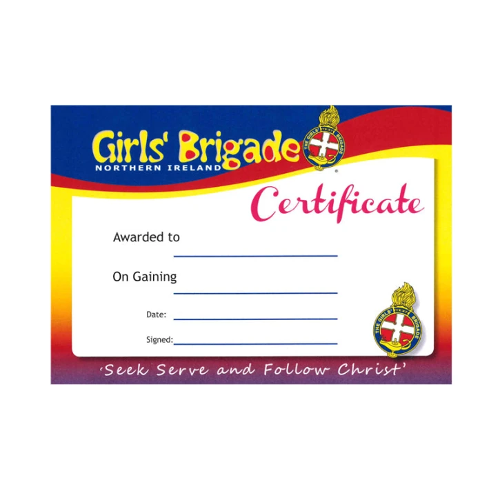 Company Certificate A5