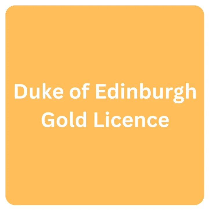 DofE Gold Licence