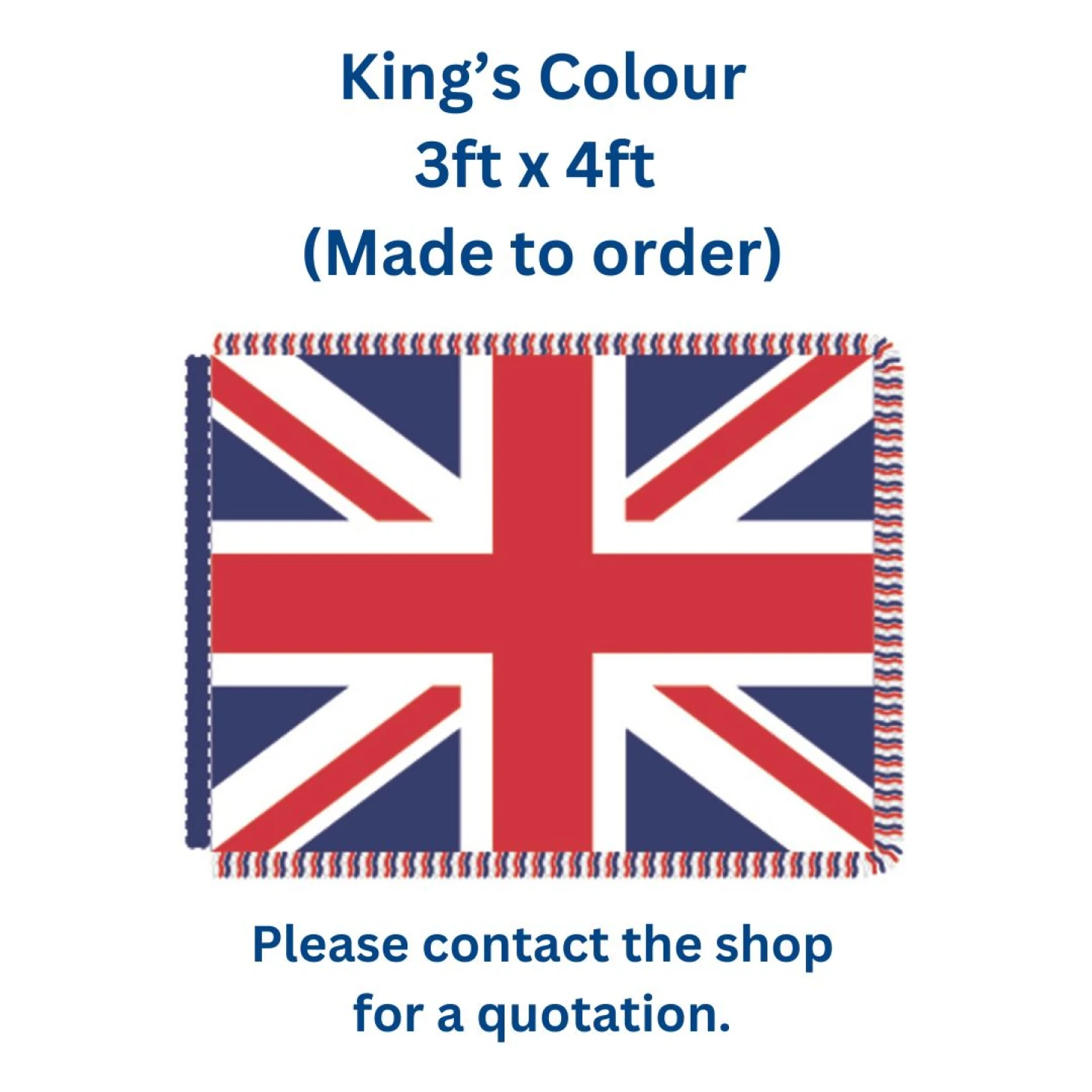 King's Colour 4ft x 3ft (Made to Order)