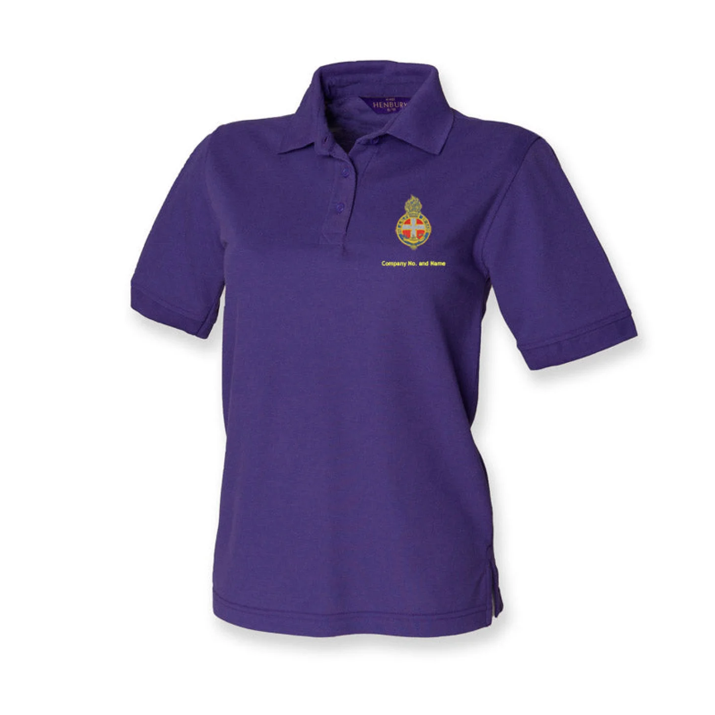 Coloured Polo Ladies Fit With GB Crest (Pro RTX)