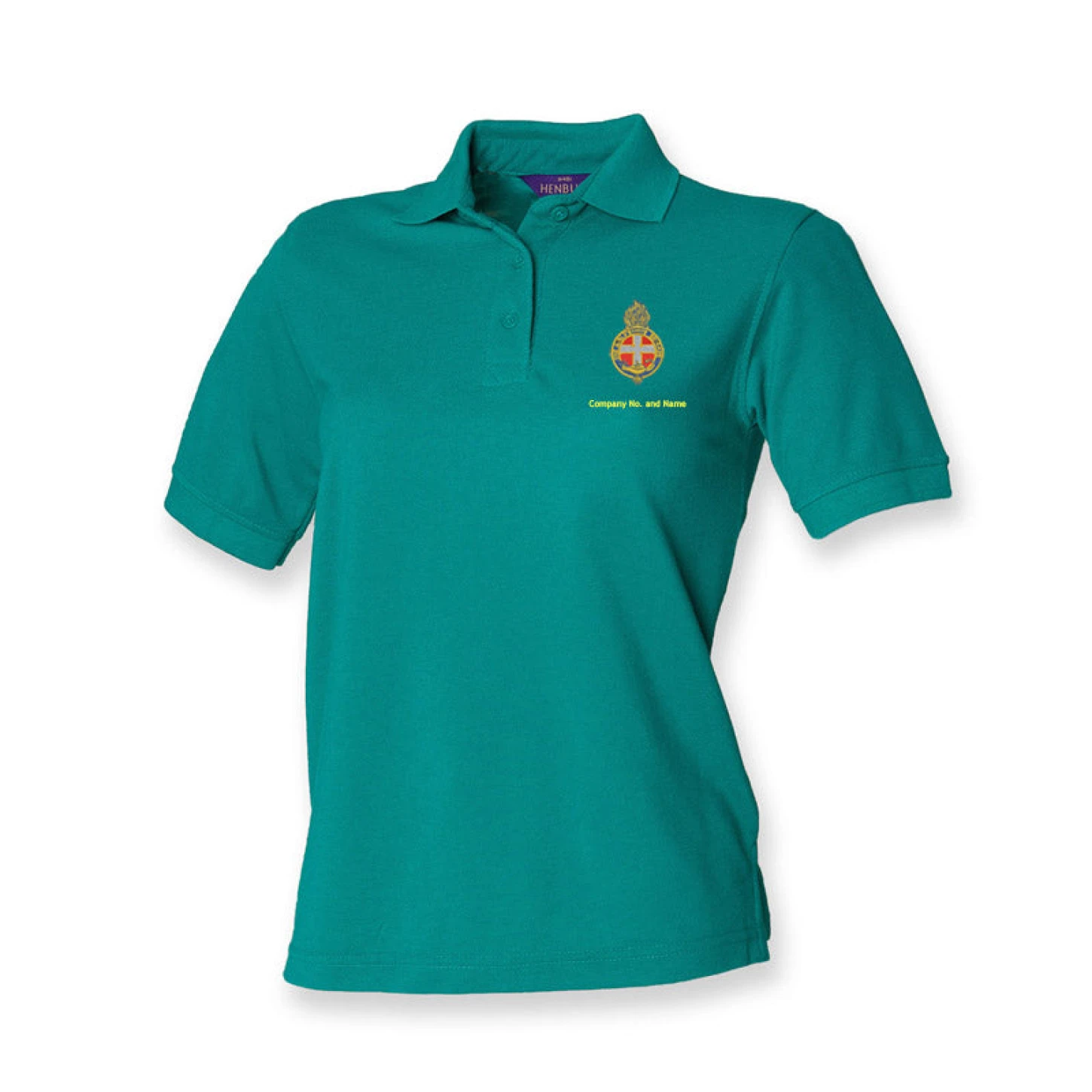 Coloured Polo Ladies Fit With GB Crest