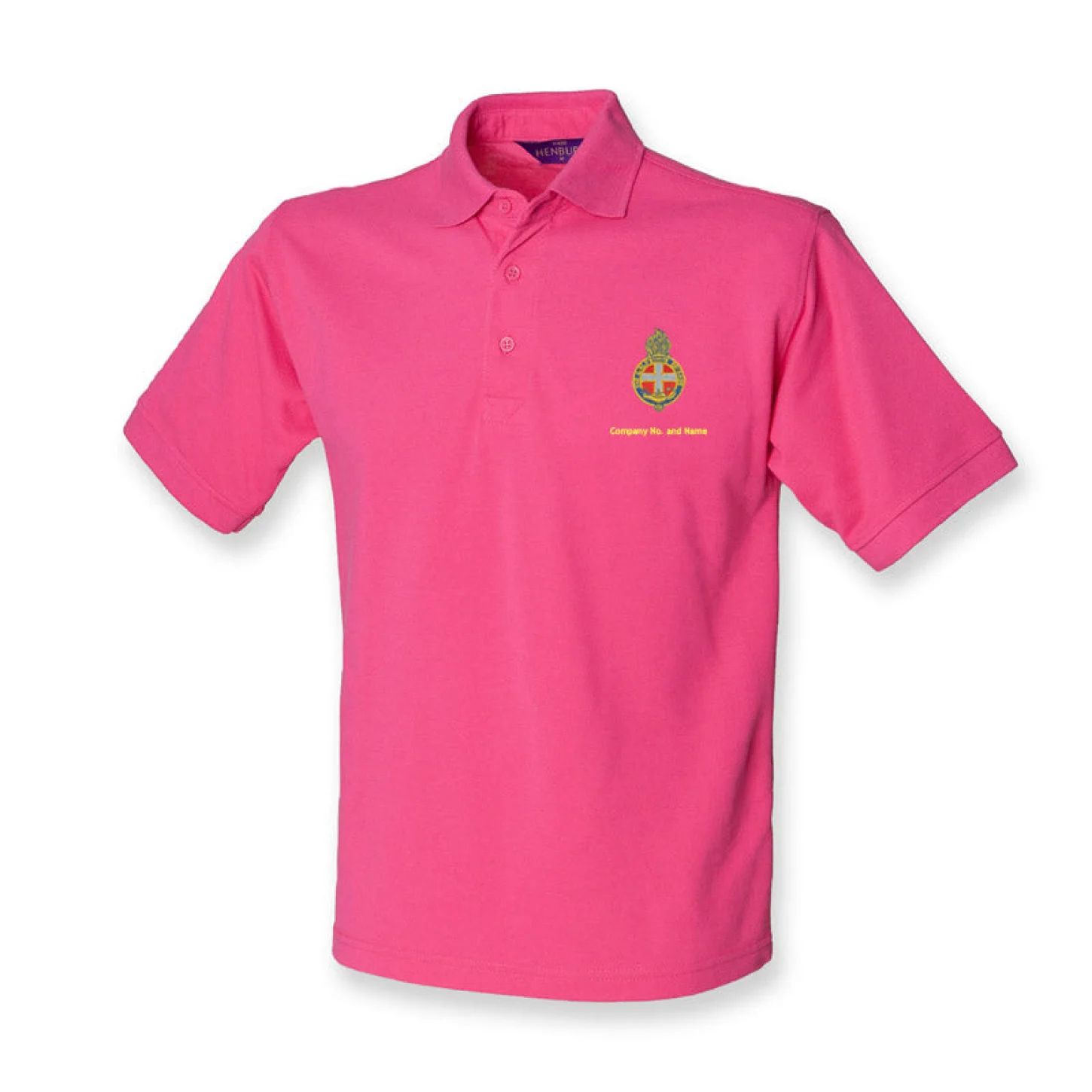 Coloured Polo Regular Fit With GB Crest (Pro RTX)