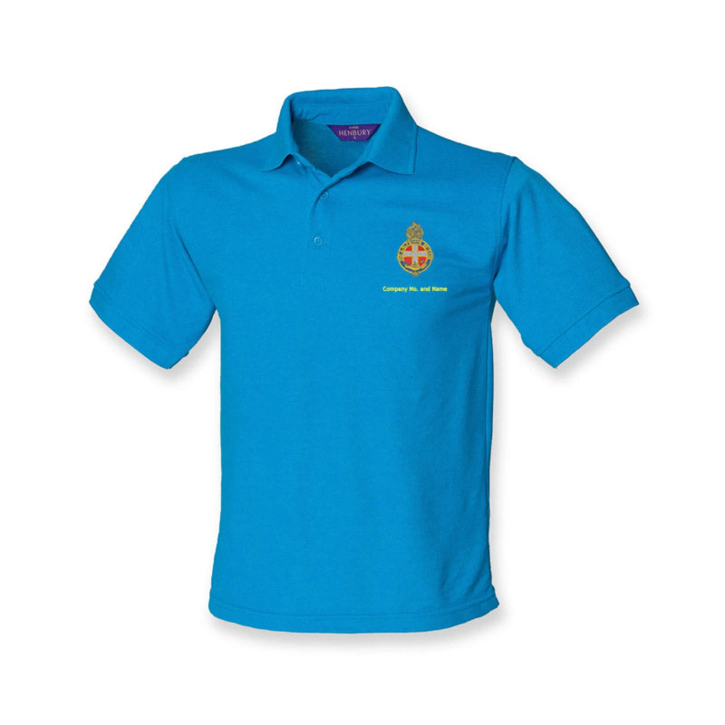Coloured Polo Regular Fit With GB Crest